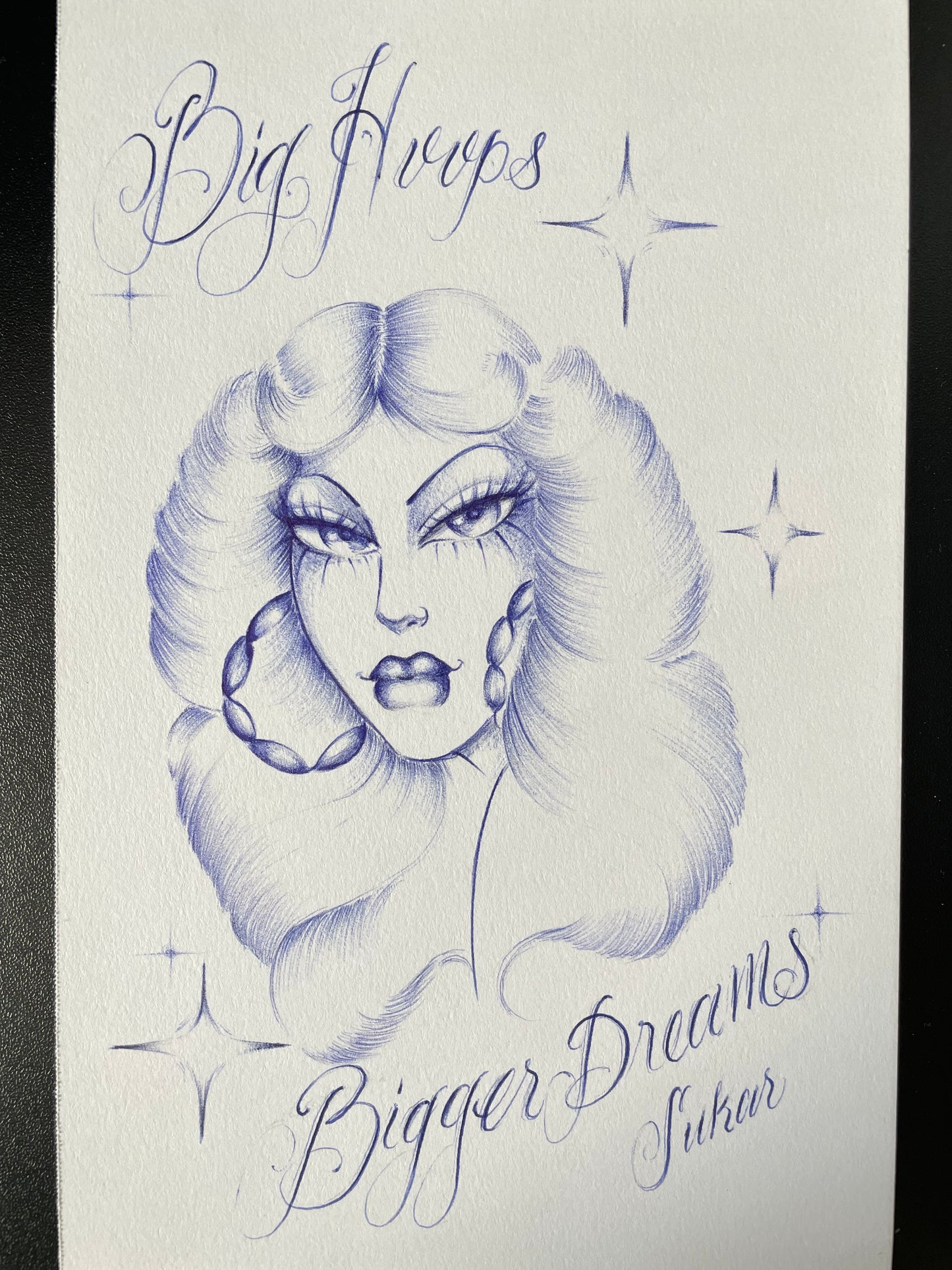 Big Hoops, Big Dreams original and prints