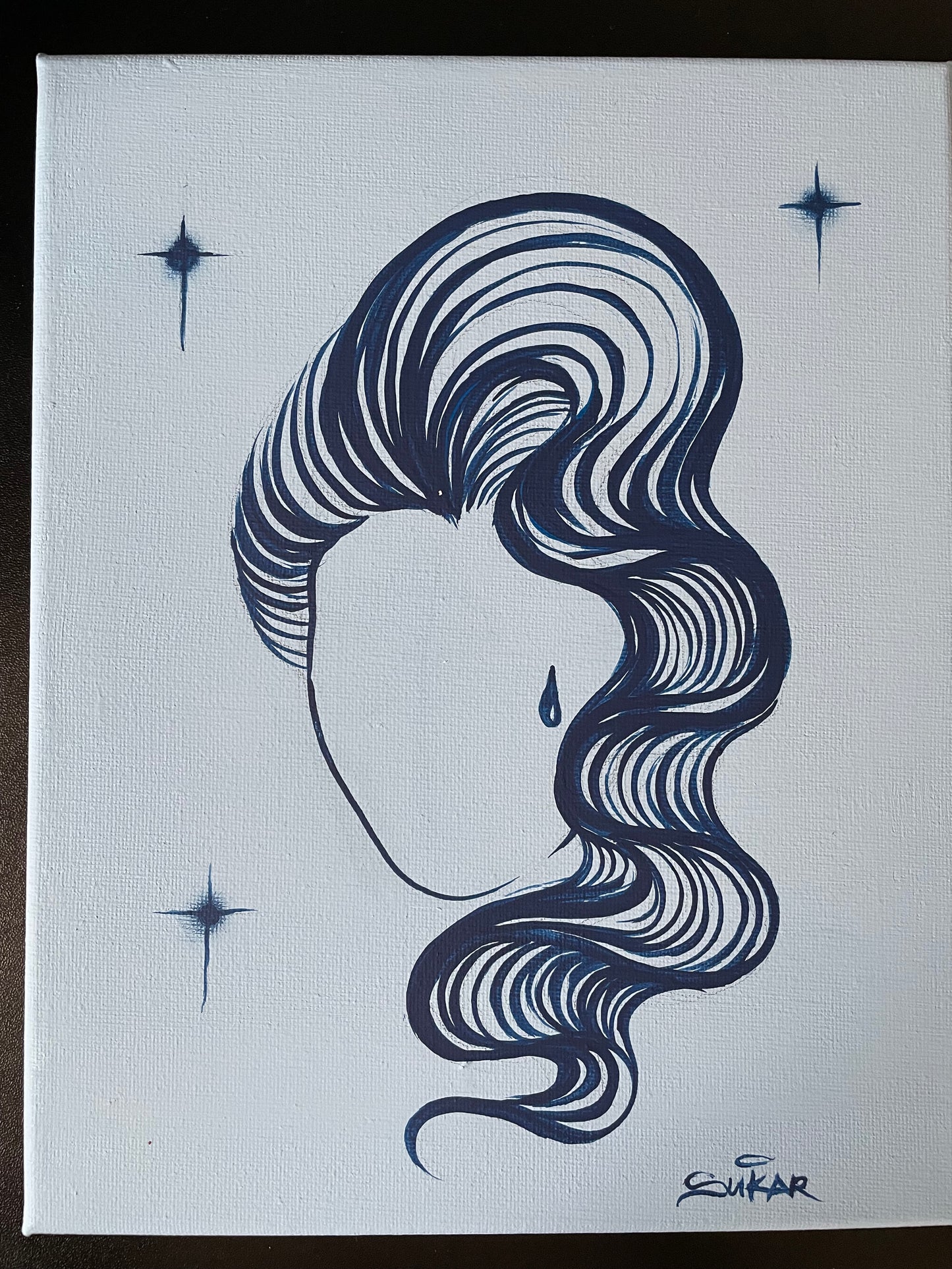 The Hair painting