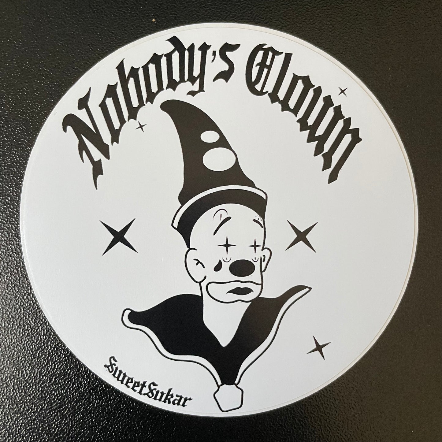 Nobody’s Clown sticker