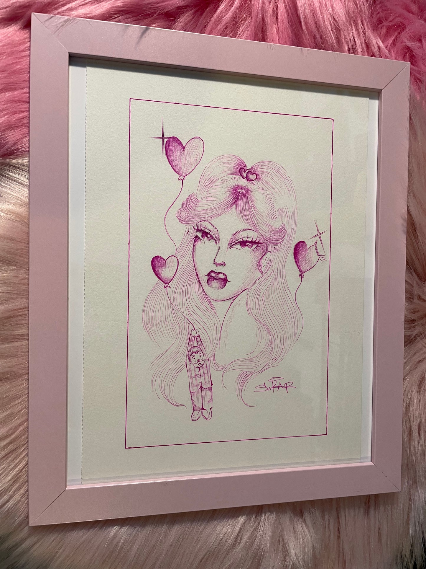 Not Your Fool original drawing