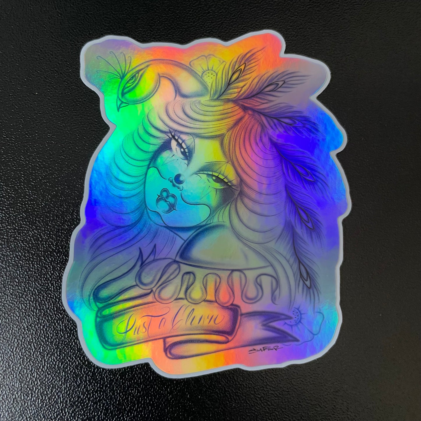 Just a Clown Holographic sticker