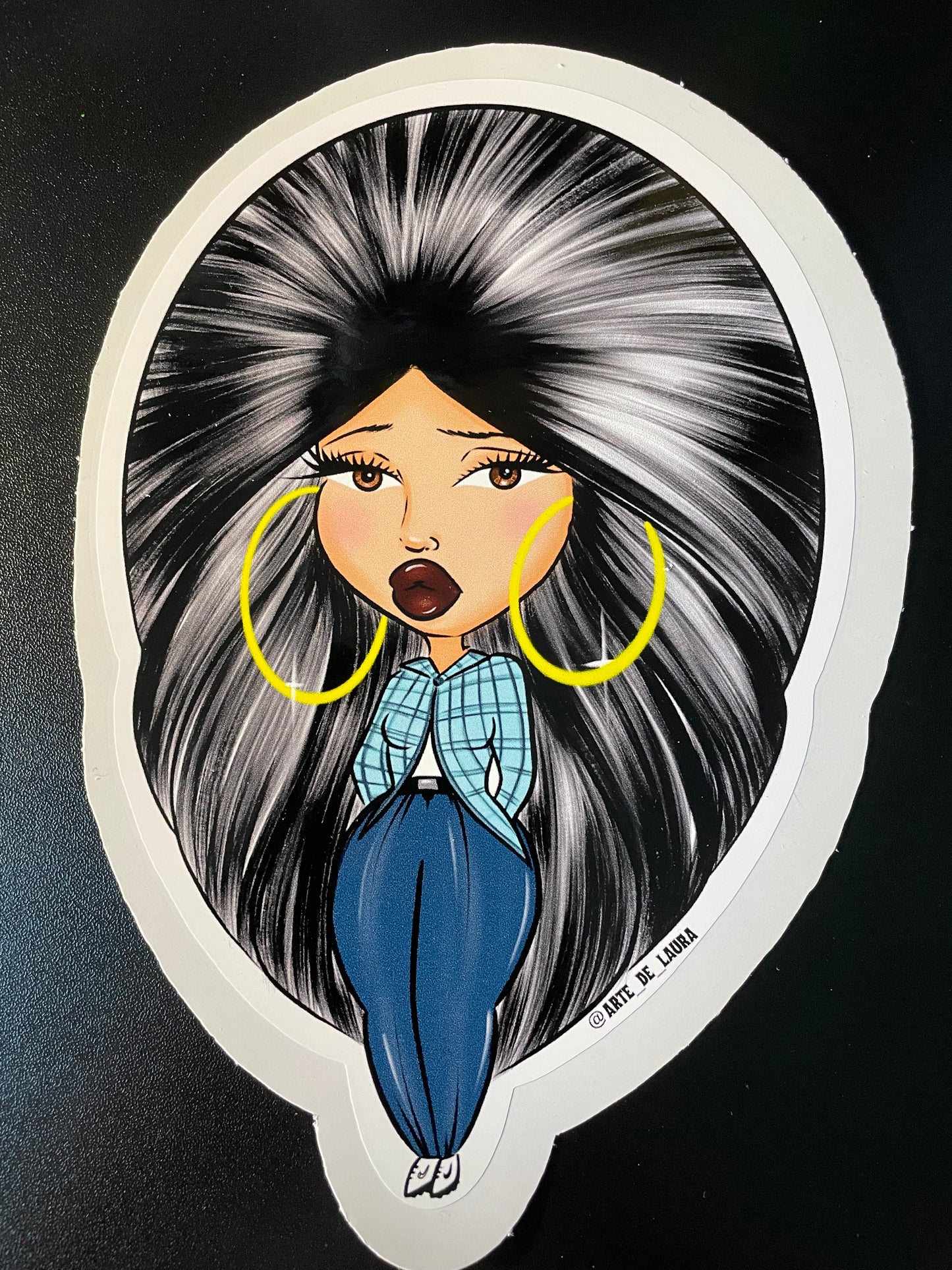 Large Cholita Stickers