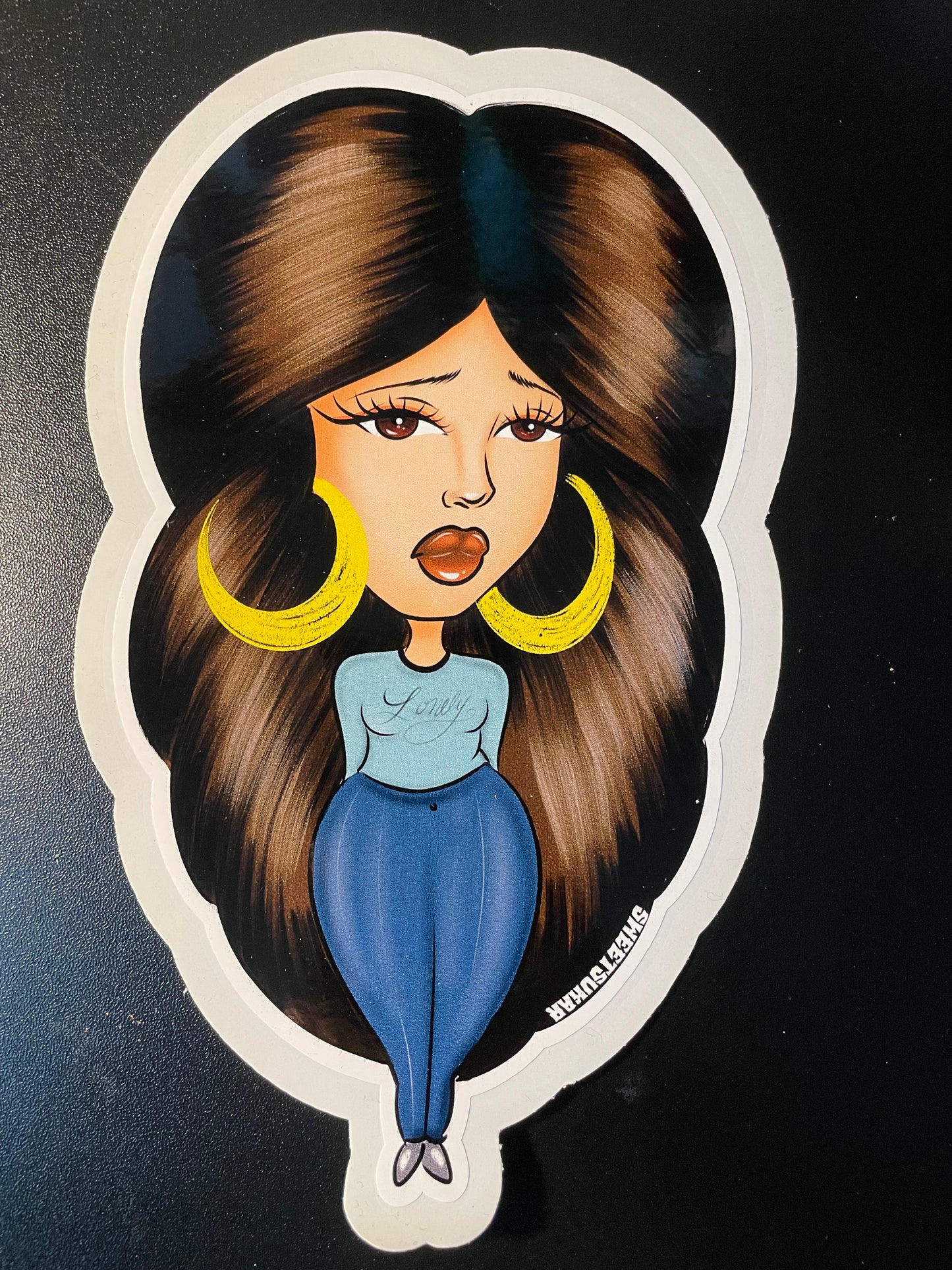 Large Cholita Stickers