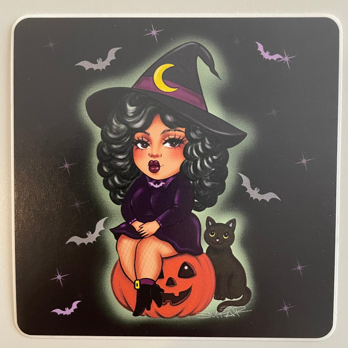 Thick and Spooky sticker