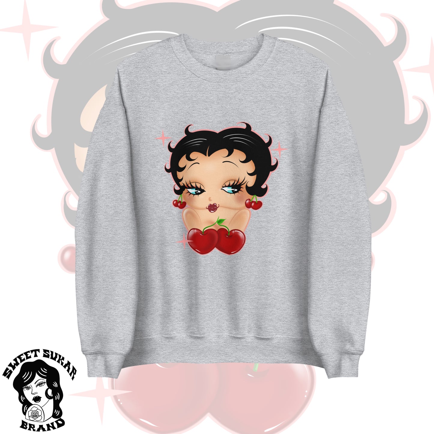 Poppin Betty crewneck sweater π