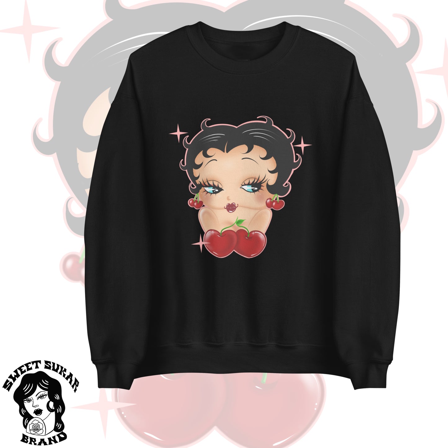 Poppin Betty crewneck sweater π