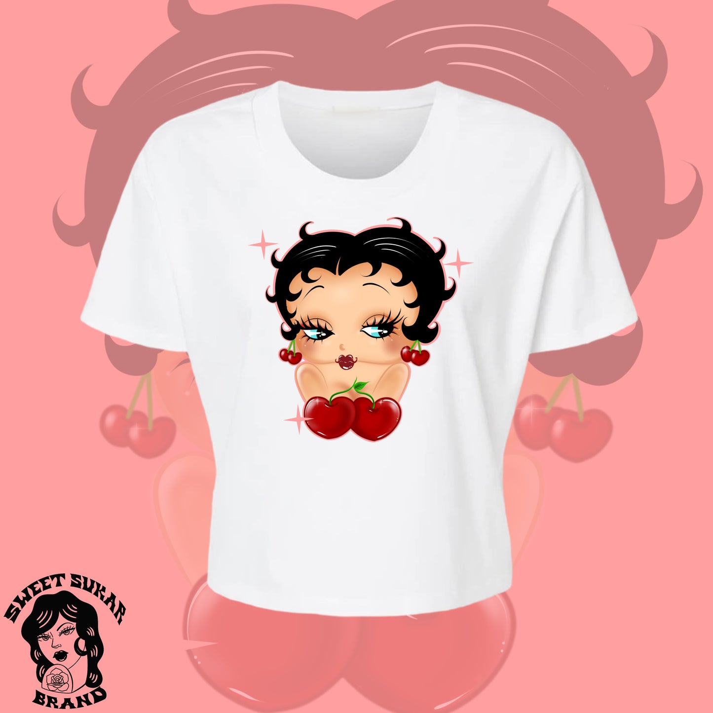 Poppin Betty womens crop top π