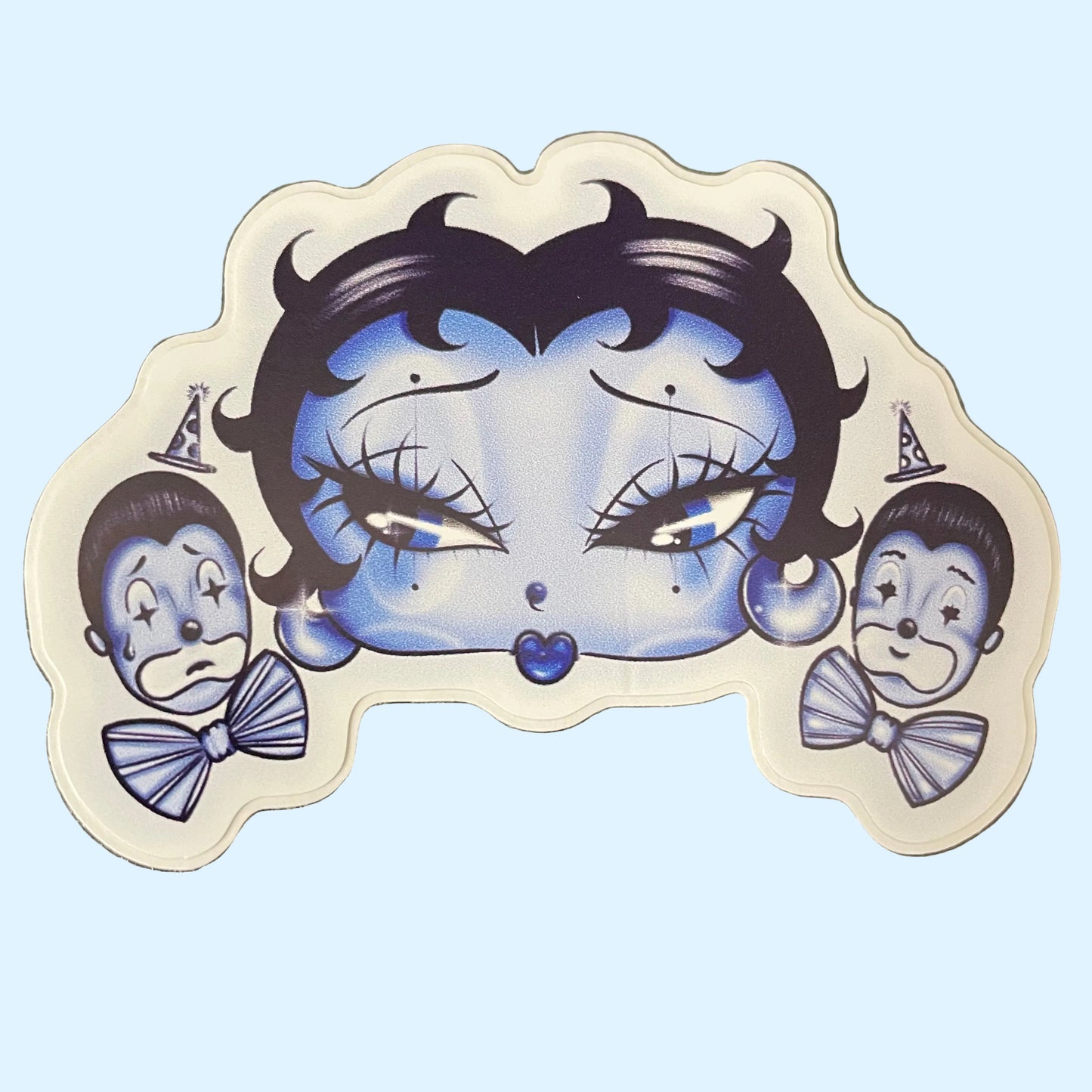 La Betty y Payaso sticker