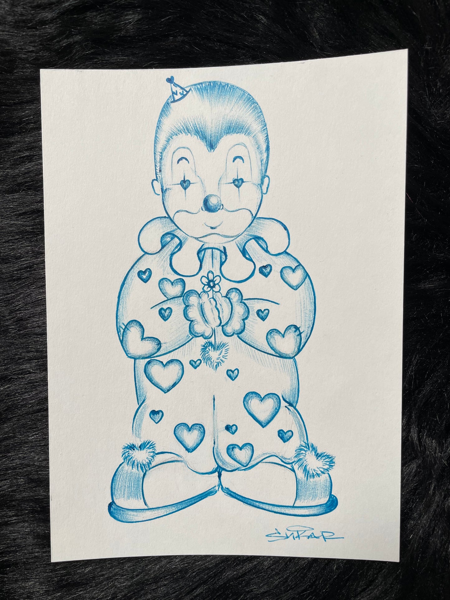 Loves to Love Payaso Original and prints