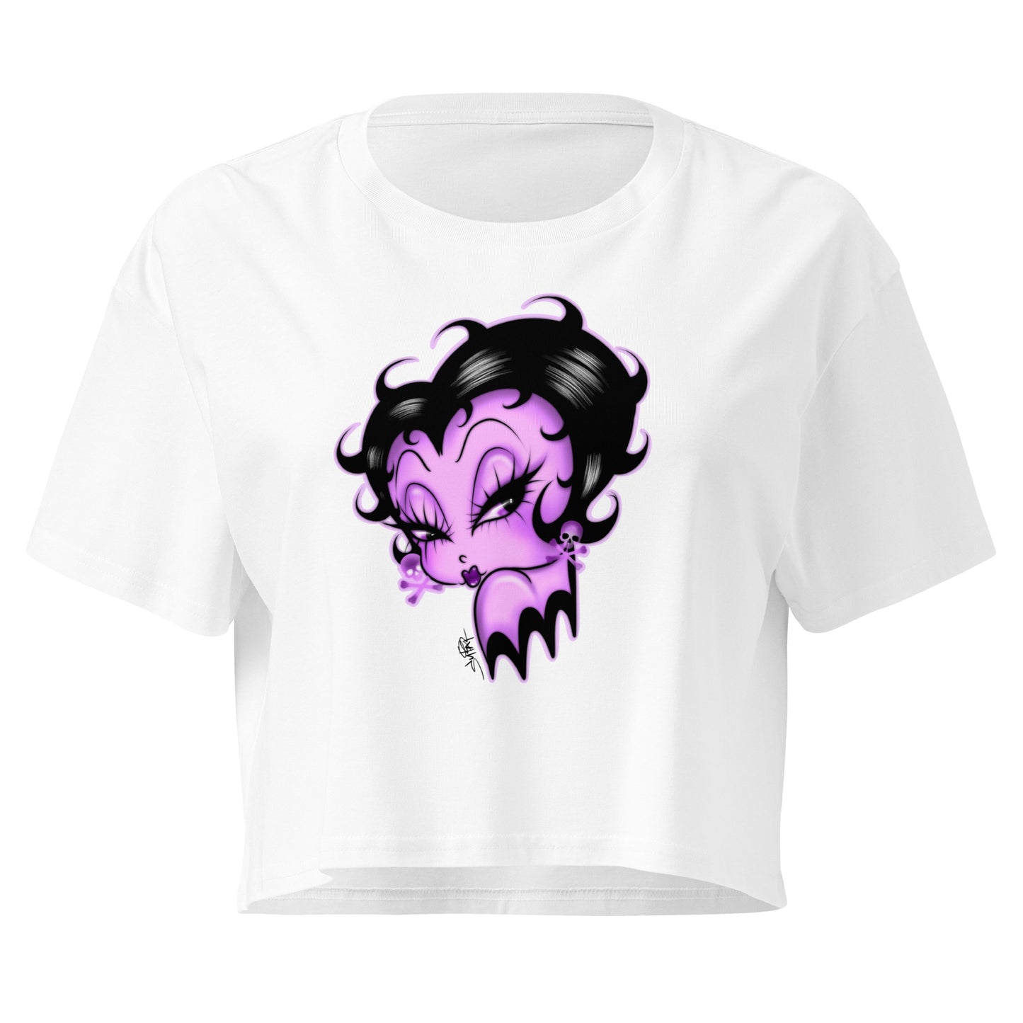 Spooky Betty crop top