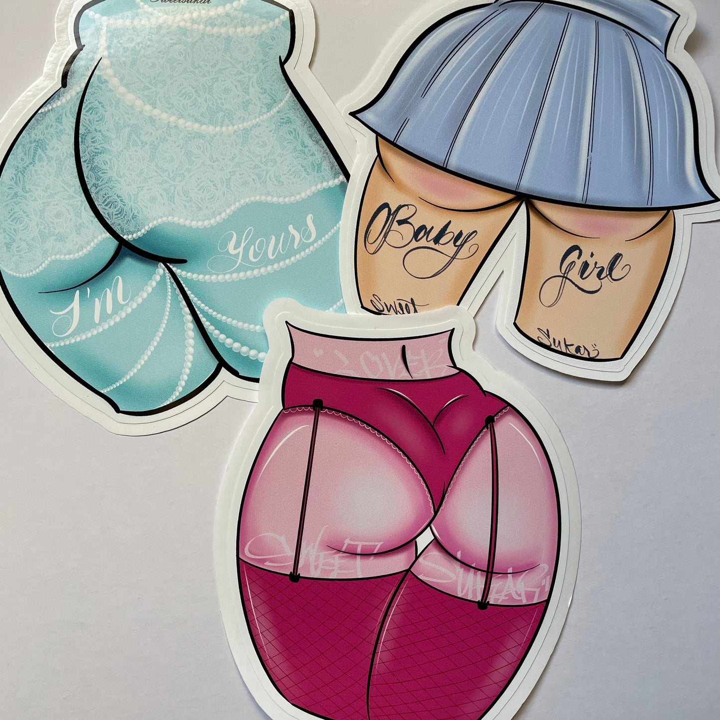 Sultry Booty Stickers (discounted)