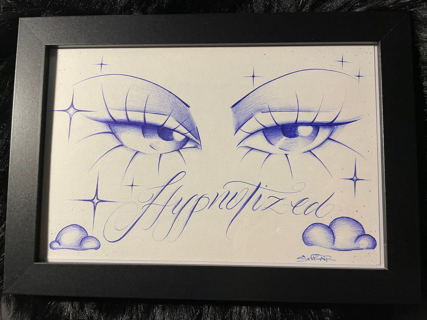 Hypnotized original pen drawing