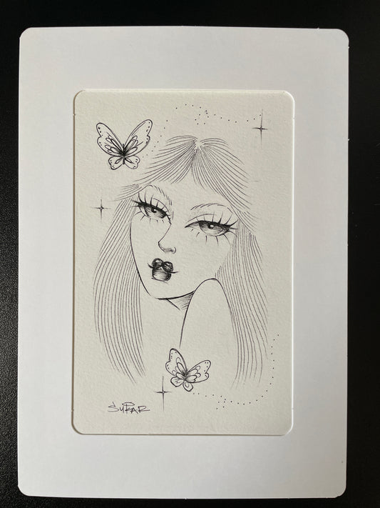 Becoming the Butterfly drawing