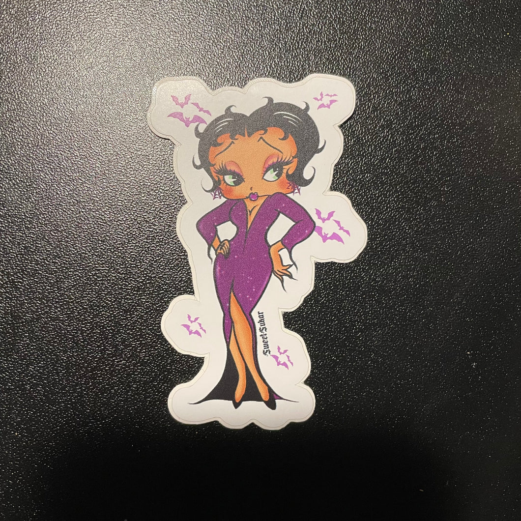 Vampira Betty sticker