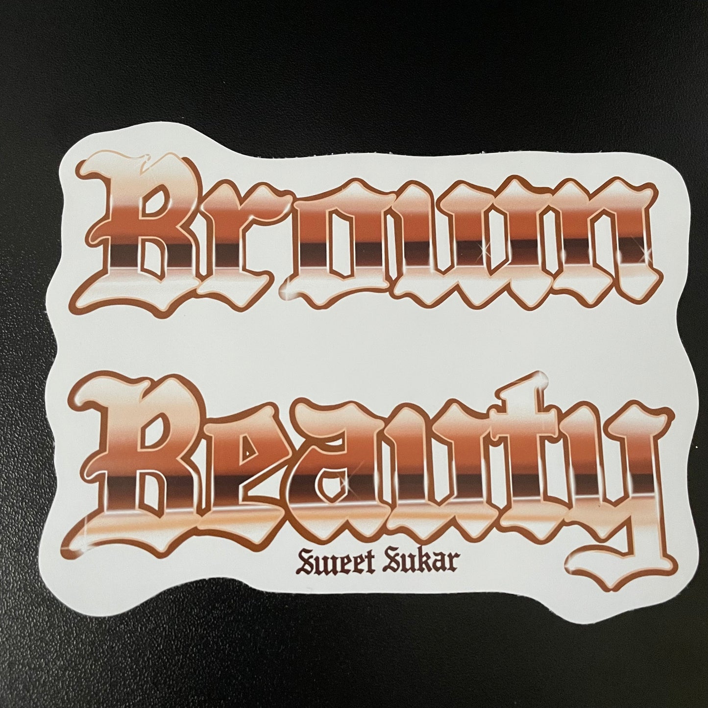 Brown Beauty sticker