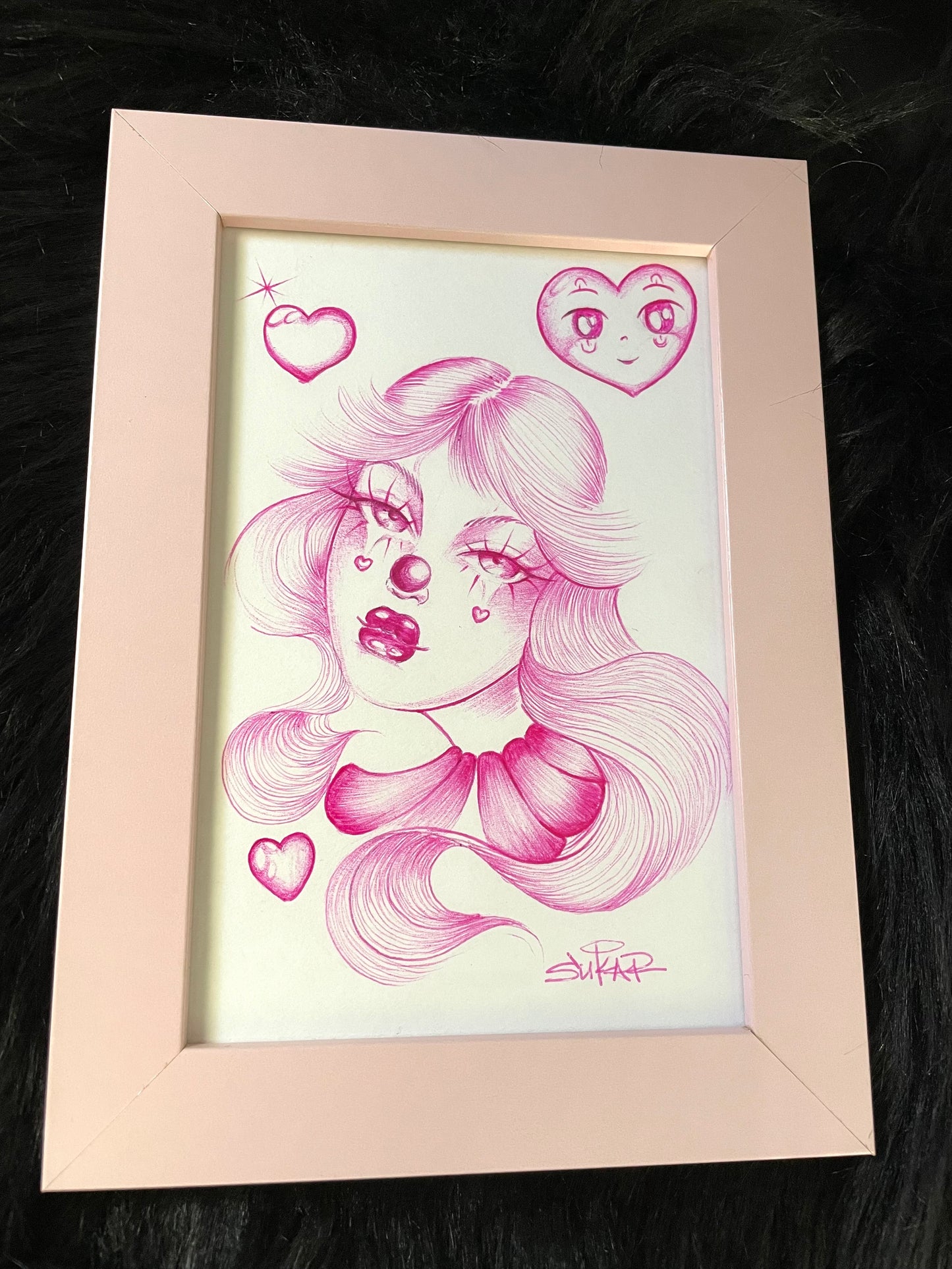 I Heart original drawing