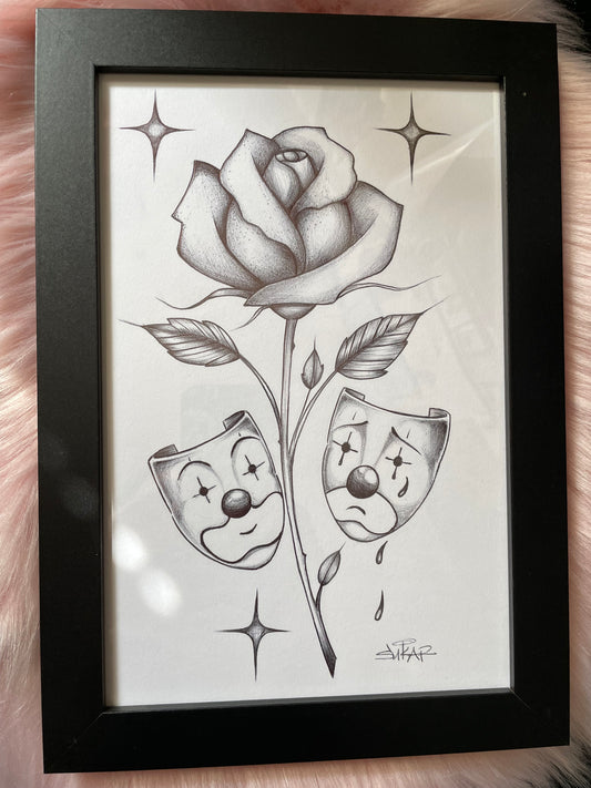 Smiles and Tears original art
