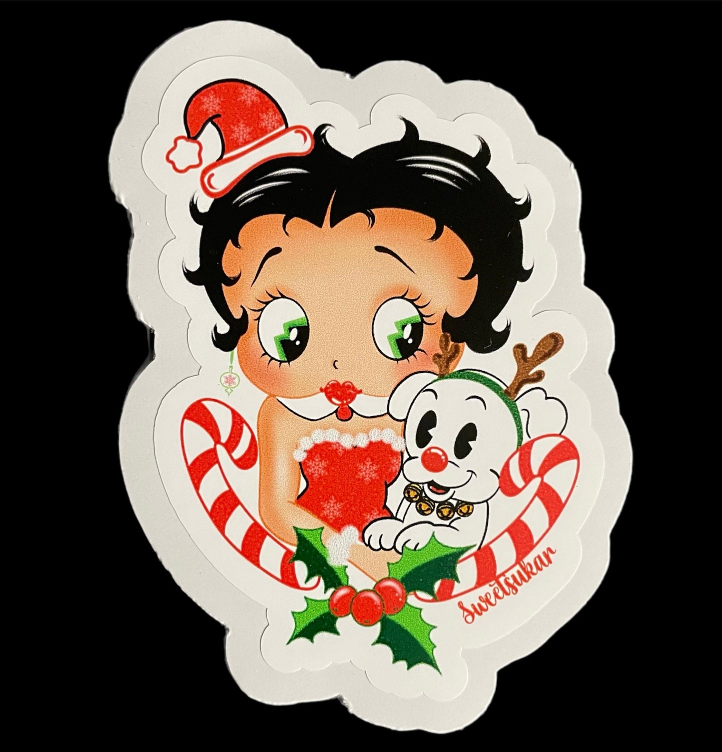 Holiday Betty sticker