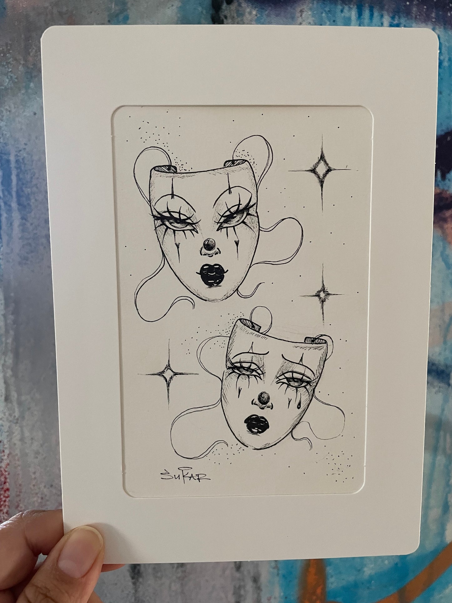 Smile mini drawing
