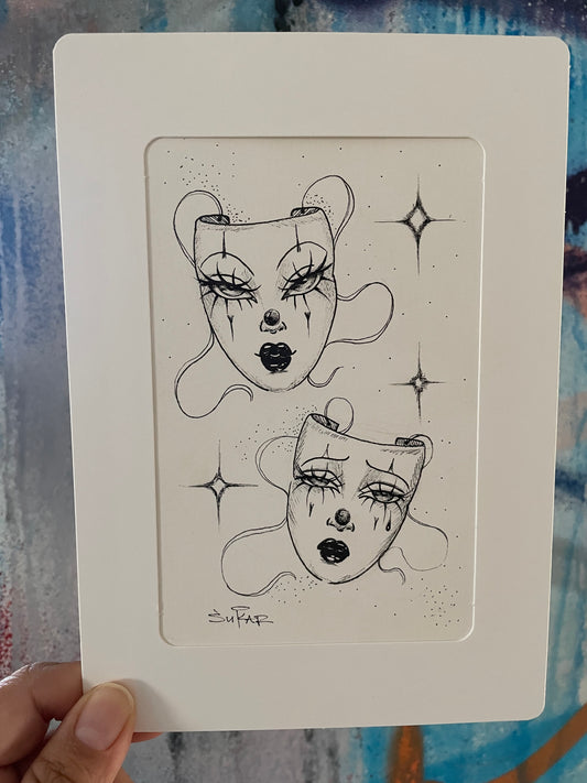 Smile mini drawing