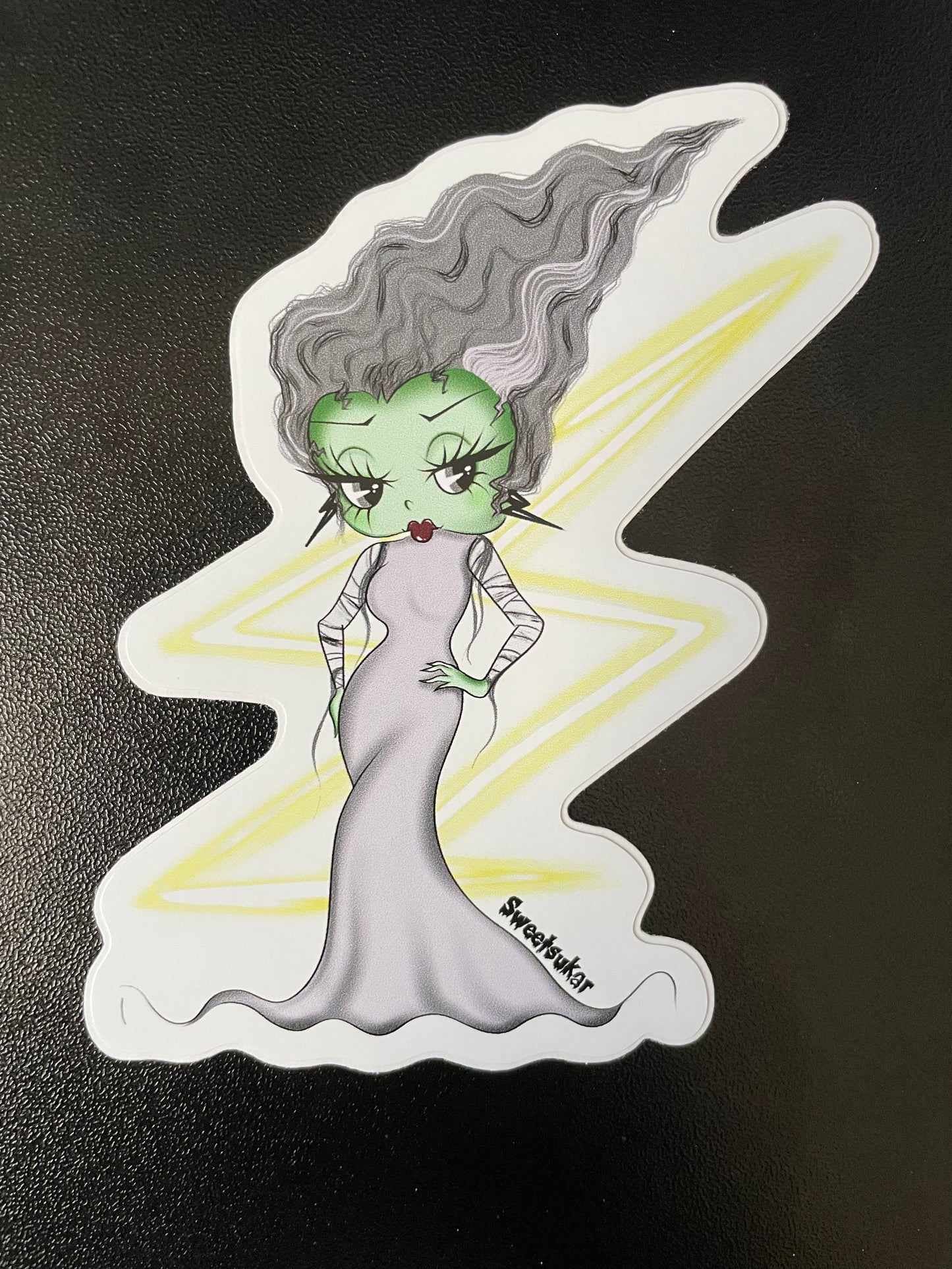 Spooky Betty large stickers