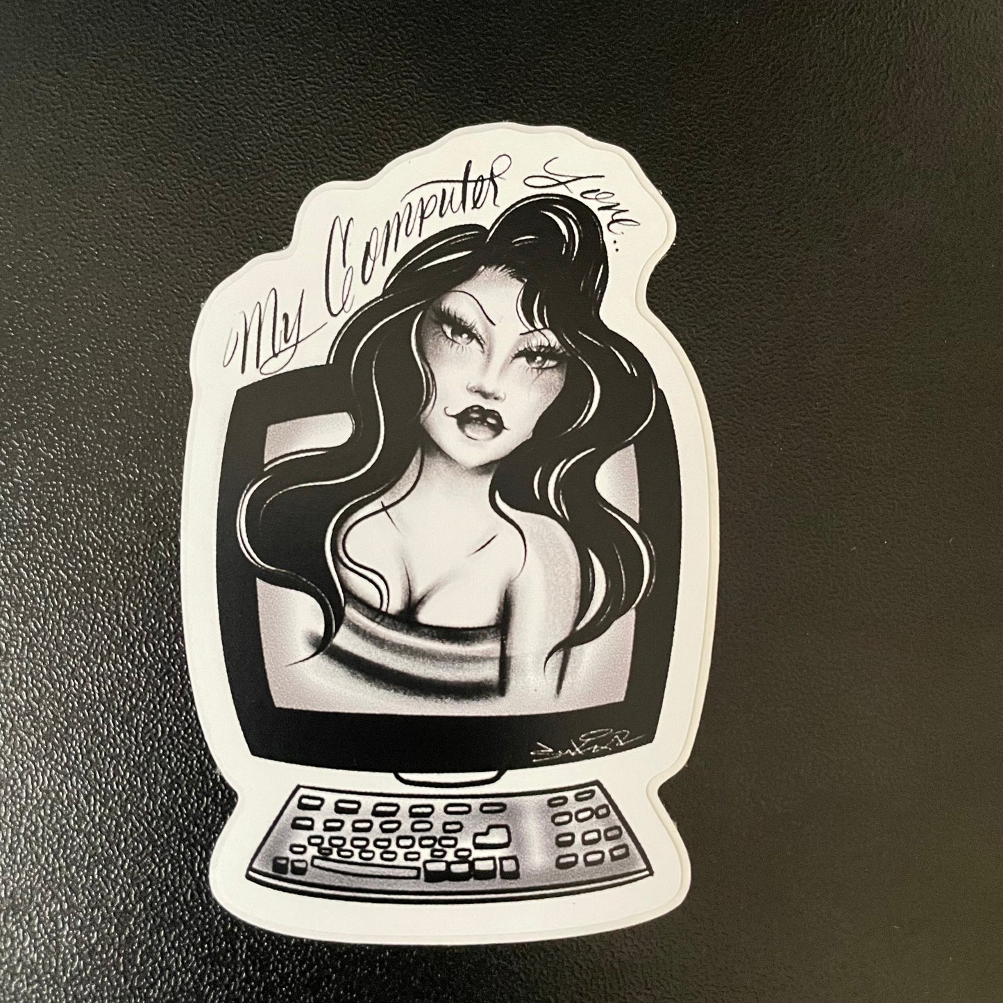 Computer Love sticker