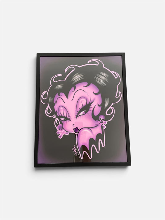 Spooky Betty Poster print