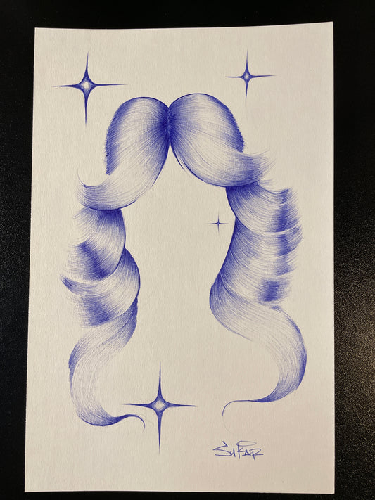 Old School pen drawing