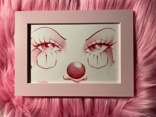 Sultry original pen drawing