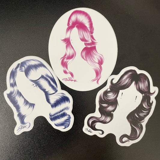The Hair sticker pack