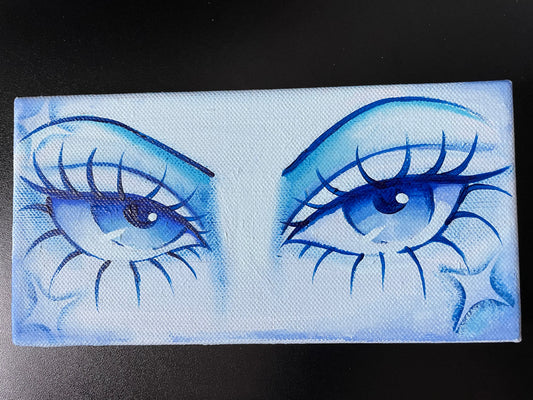 Blue Eyes painting