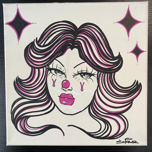 Poppin Pink Payasa painting
