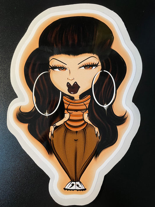 Large Cholita Stickers