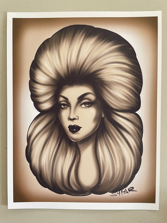Big Hair, Big Dreams print