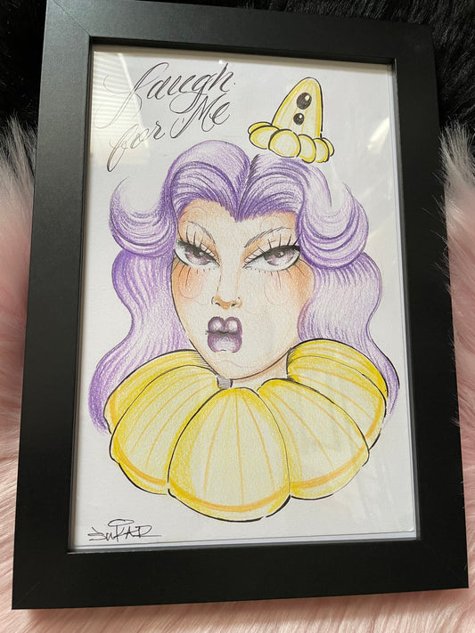 Laugh for Me original drawing