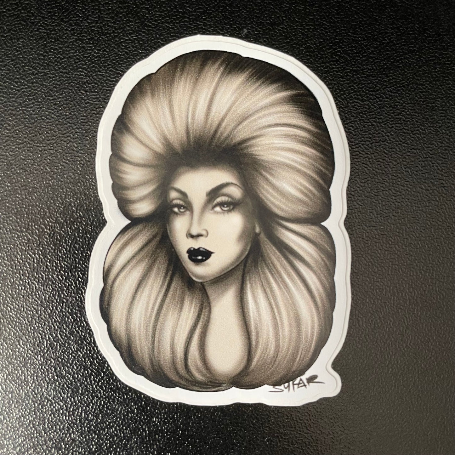 Big Hair sticker