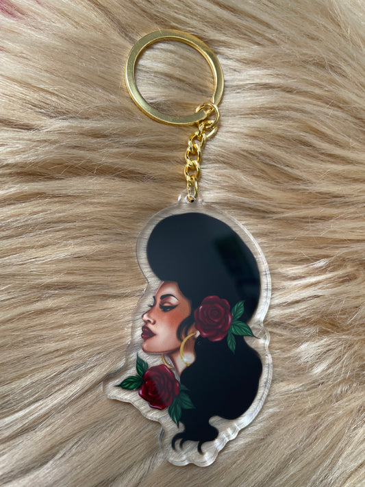 Divine acrylic keychain