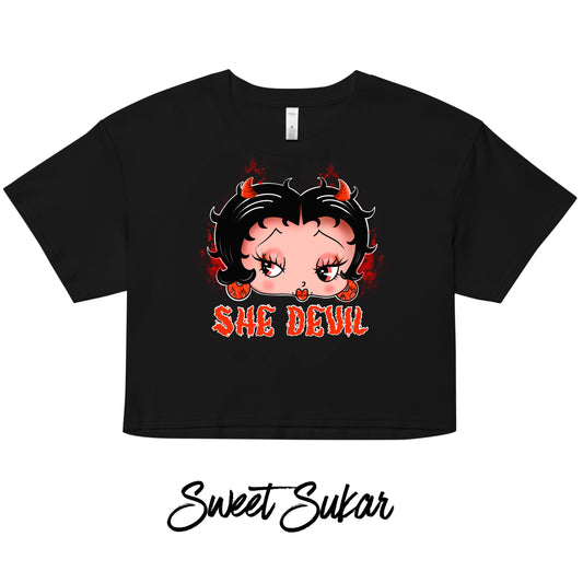 She Devil womens crop top