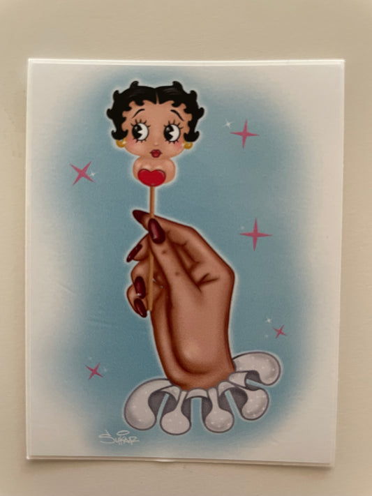 Betty Pop sticker