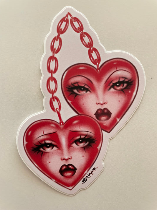 Love on Lock sticker