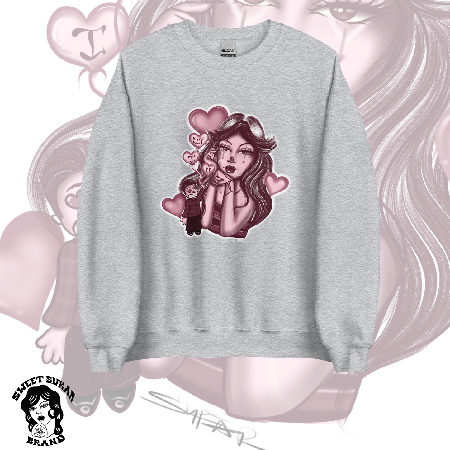 Clowns in Love crewnecks