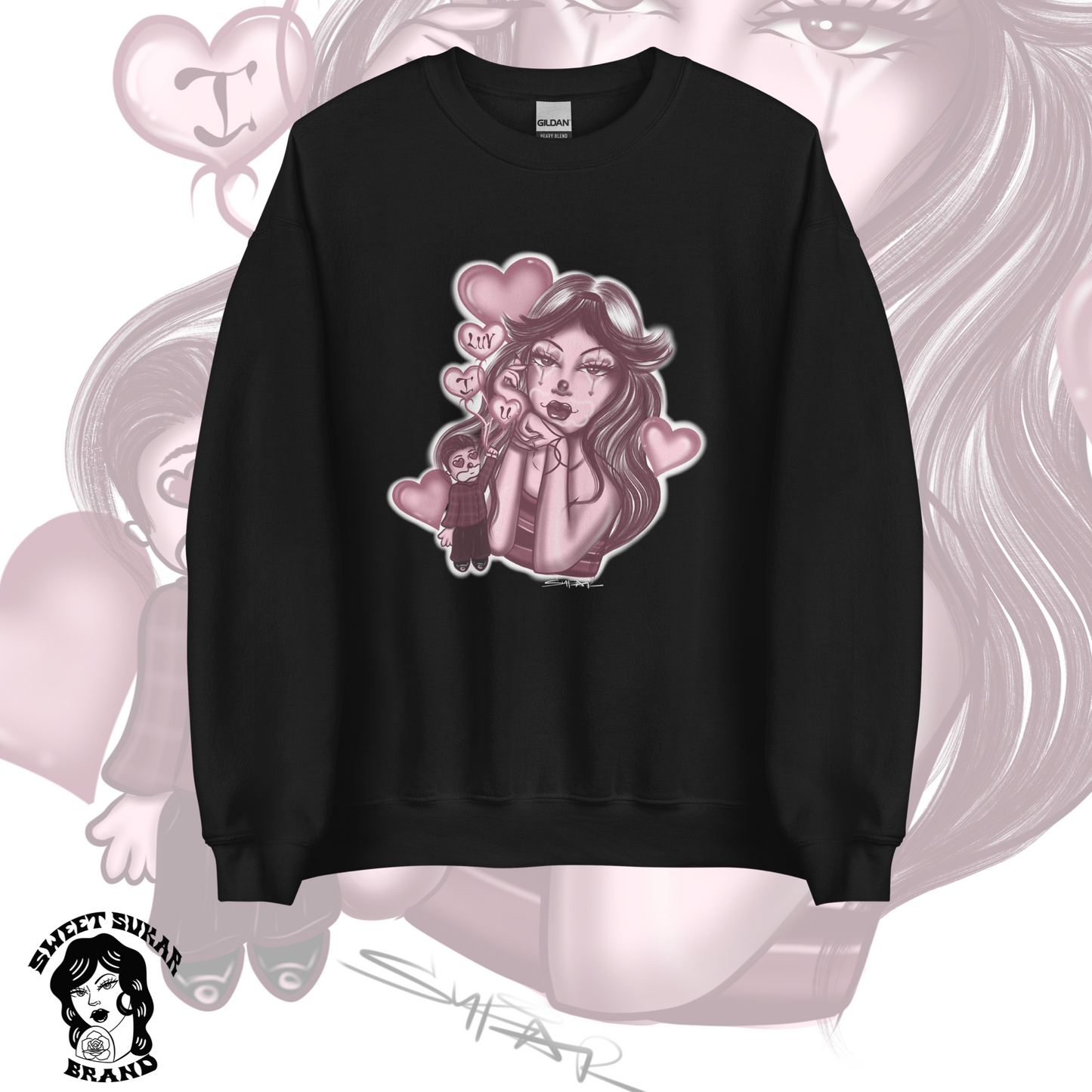 Clowns in Love crewnecks