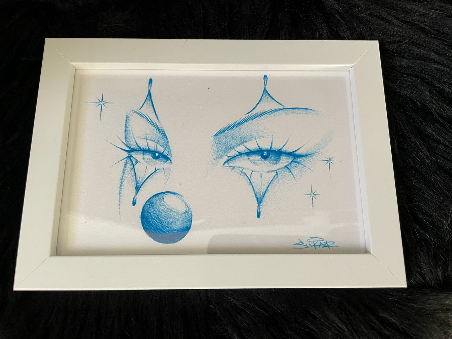 Clown Eyes drawings