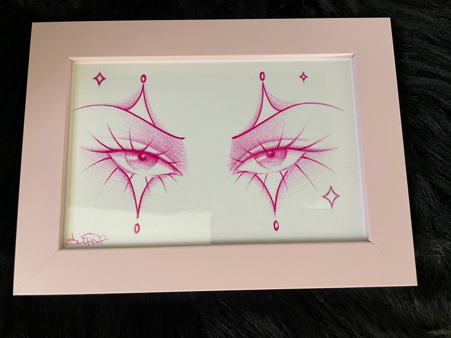 Clown Eyes drawings
