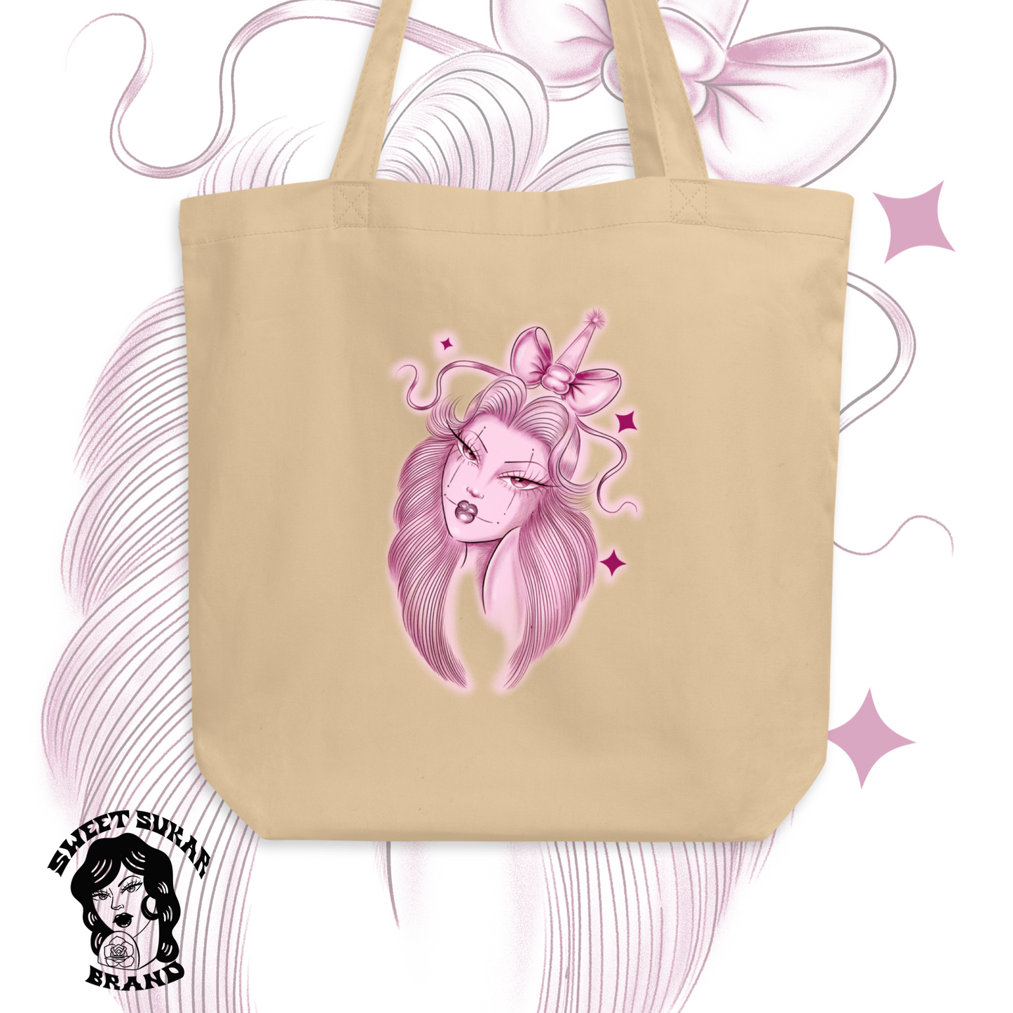 Bonita in Pink tote