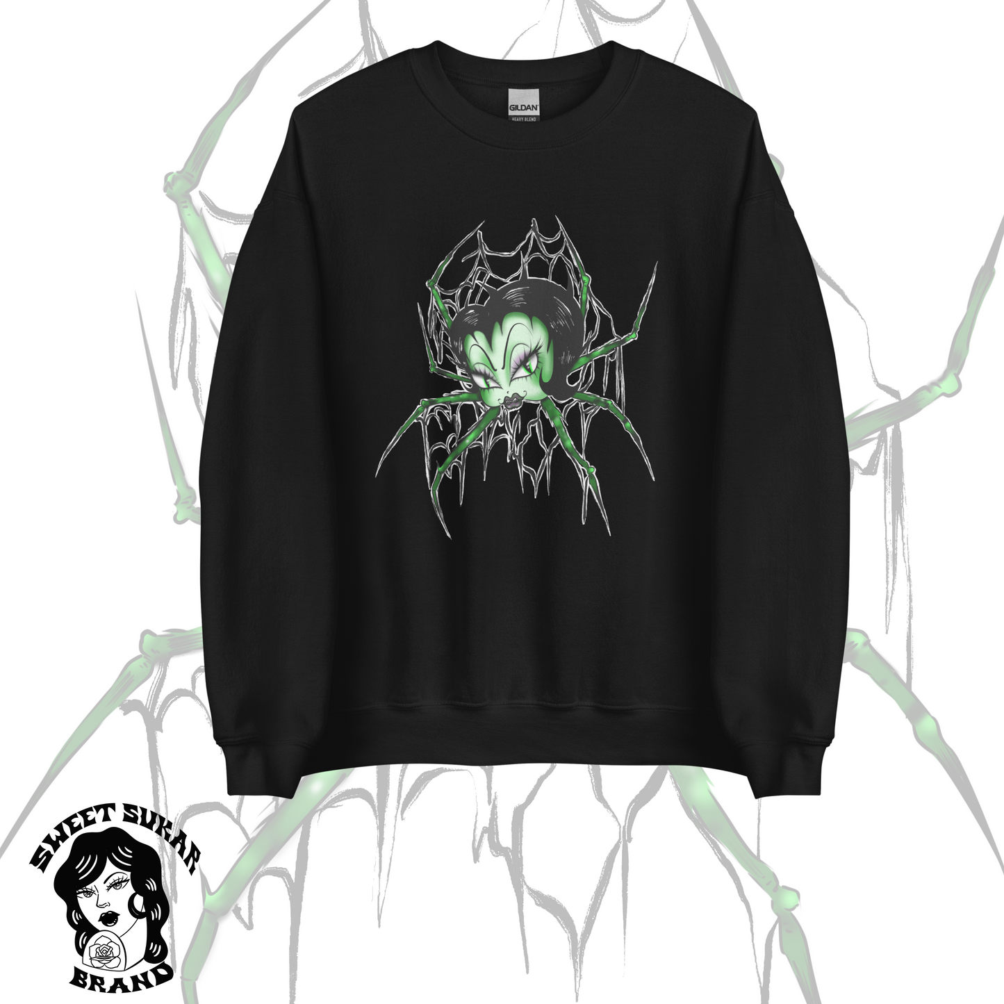 Bitsy Spider Boop crewneck