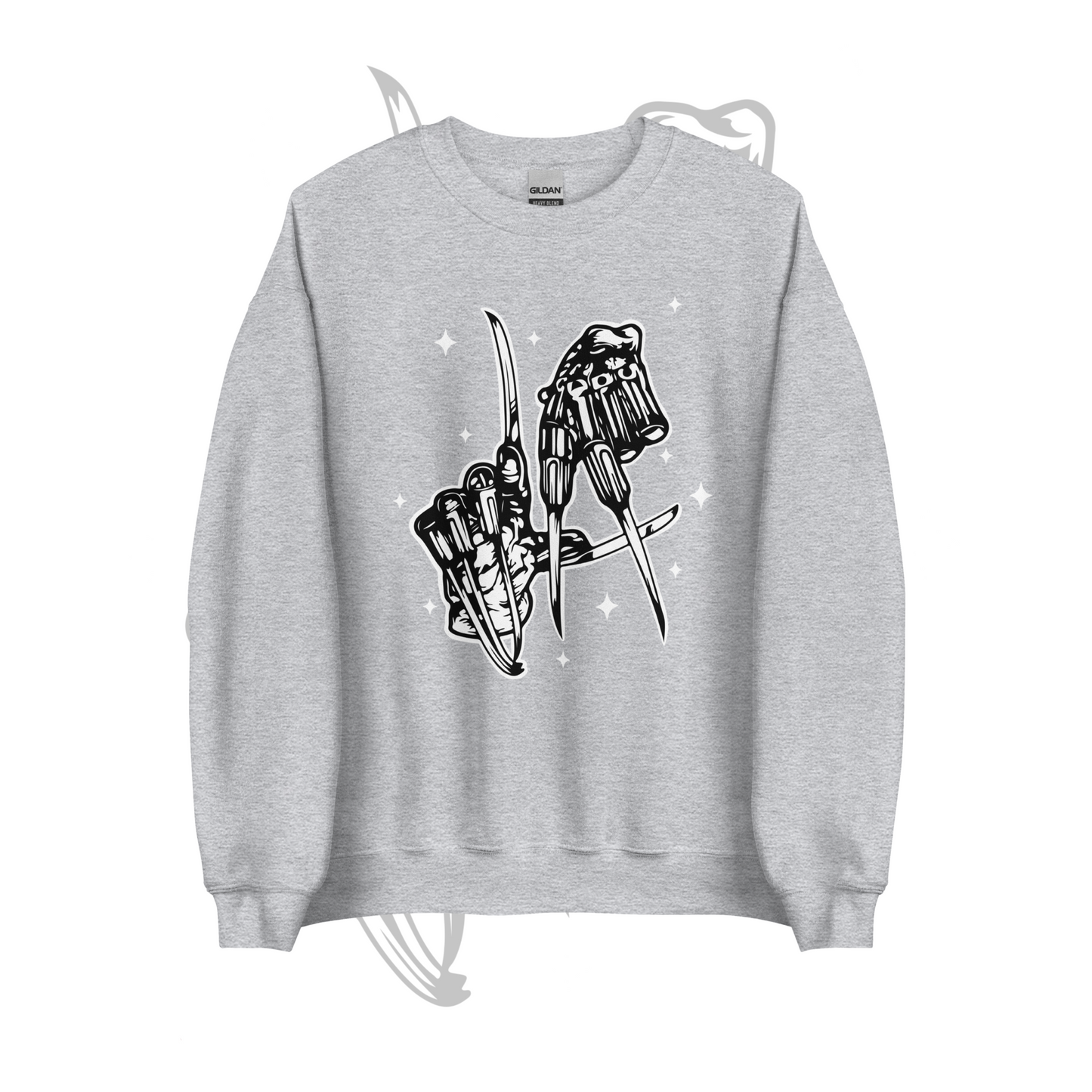 LA Freddy hands crewneck sweater