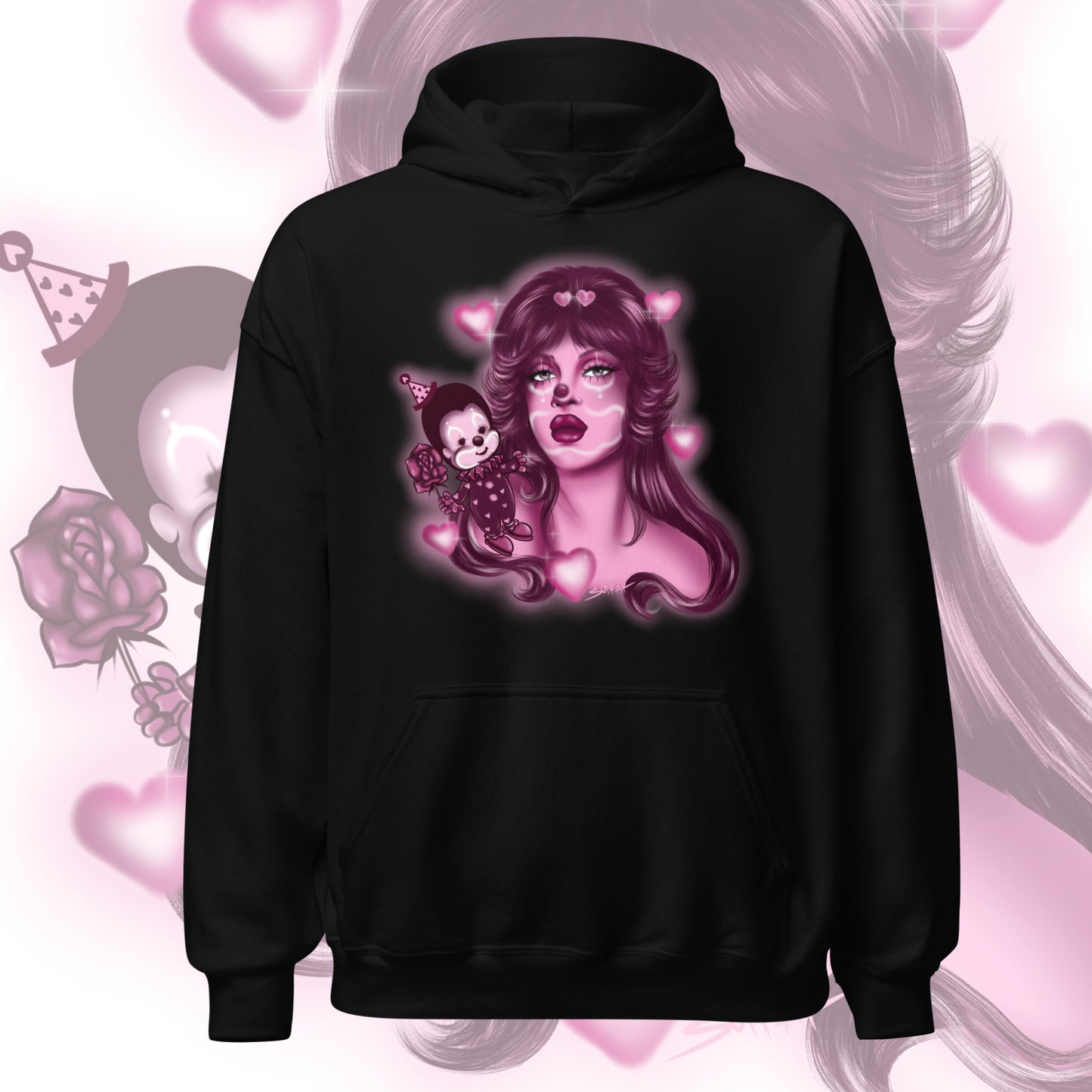 Clowns in Love #2 Hoodie