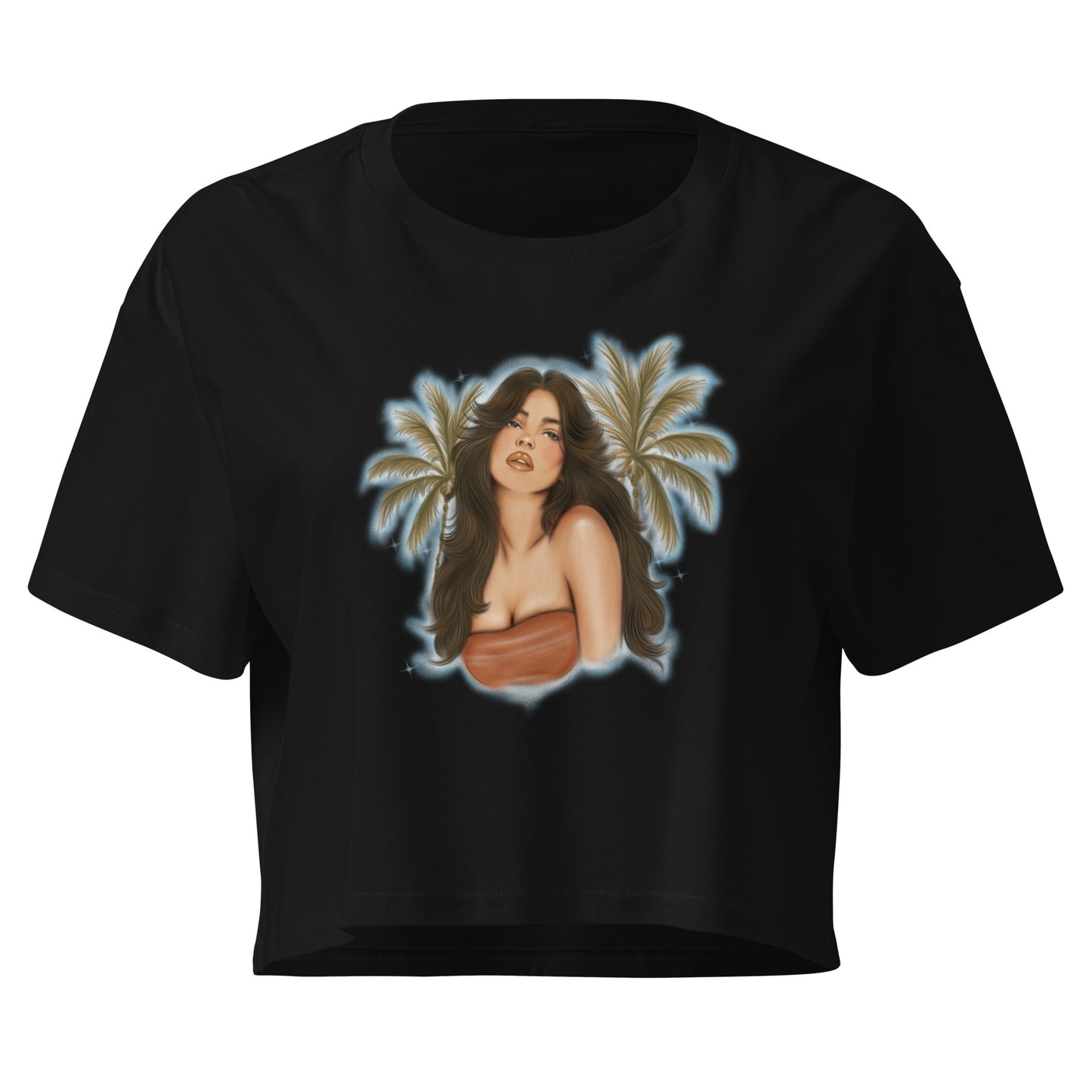 Palm Dreams crop top