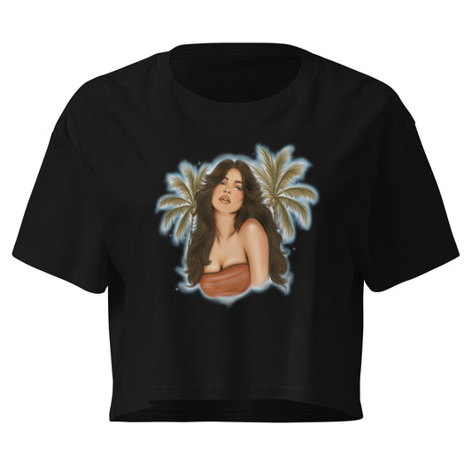Palm Dreams crop top